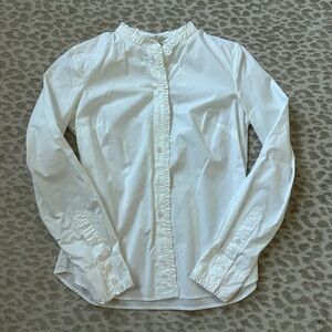 Boden White Button Up Size Small